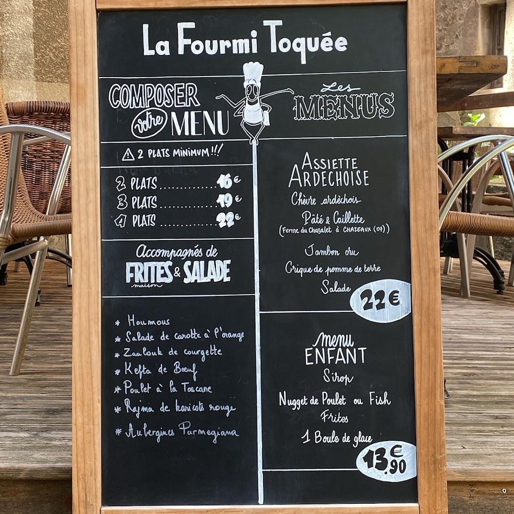 La Fourmi Toquée - Menu Image 1